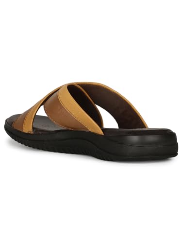 Image of Bata Comfit MARCO MULE Mens Casual Mule Slipper In TAN