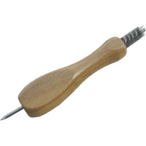 William Hunter Equestrian StrÃ¶msholm Combined Wire Stud Brush and Pick Tool - Cleans Out Threads as Well as Removing Dirt and stoppers from Your Horses Stud Holes