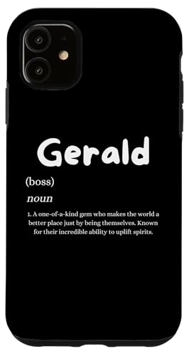 Gerald Definition �p�[�\�i���C�Y�J�X�^���R�X�`���[�� �W�F�����h�p �X�}�z�P�[�X iPhone 11 �p