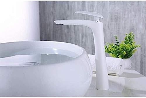 Robinet cuisine blanc mitigeur évier laiton mélangeur eau chaude froide