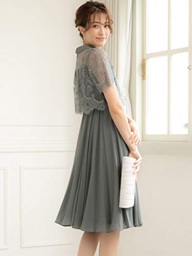 ketty(ケティ) レース使いロールネックワンピース 