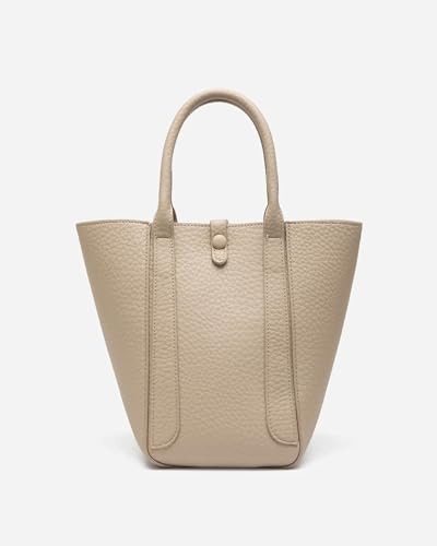 Image of NEWBELLA Women's Hobo Handbags - Soft PU Leather Shoulder Tote Purses with Zipper for Stylish and Functional Everyday Use (Beige-Bucket)