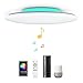 Produktbild 40CM 36W Sternenhimmel WIFI Musik Led Deckenleuchte Kompatibel Mit Amazon Alexa Google Home deckenlampe Mit bluetooth lautsprecher, RGB Farbwechsel Und fernbedienung Dimmbar Für Wohnzimmer