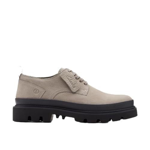 Clarks Badell Lace Oxford pour homme en cuir marron élégant