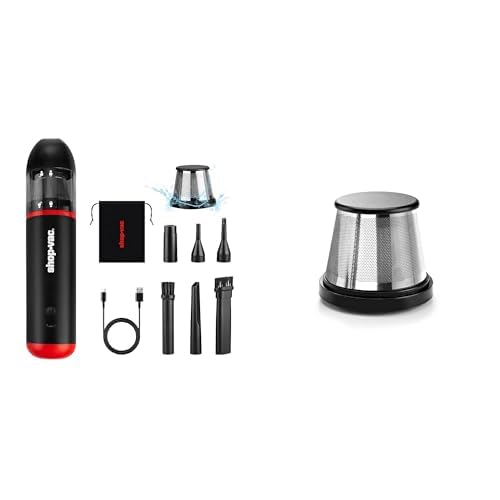 Shop-Vac 2-in-1 Car Vacuum & Air Duster, 14000Pa Blow/Suction Portable Cordless Vacuum HEPA Filter, Compatible Cordless Handheld Vacuum 5430230 and 5430231