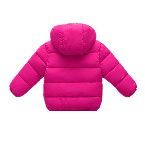 Toddler Baby Hooded Down Jacket Boys Girls Kids Thicken Warm Winter Coat Outerwear 1-7t