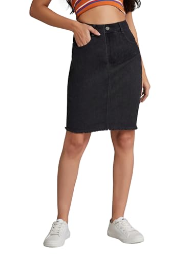 Image of Dolce Crudo Women's Regular High Rise Stretchable Denim Shorts