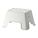 Produktbild Ikea Tritthocker Bolmen rutschfester Badezimmerhocker 44x35x25cm, bis 150kg, weiß