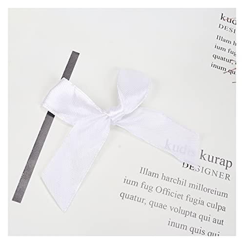 Wishlotus 50 Pieces Satin Ribbon Bows With Adhesive Tape thumb #4