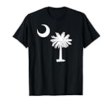 South Carolina State Flag design. The most recent iteration of the famous white crescent and palmetto that has displayed on the South Carolina state flag together since 1861. Nothing showcases your South Carolina state pride more than the famous whit...