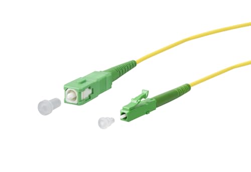 METZ CONNECT OpDAT Patchkabel, SC-S APC/LC-S APC OS2, 1 m