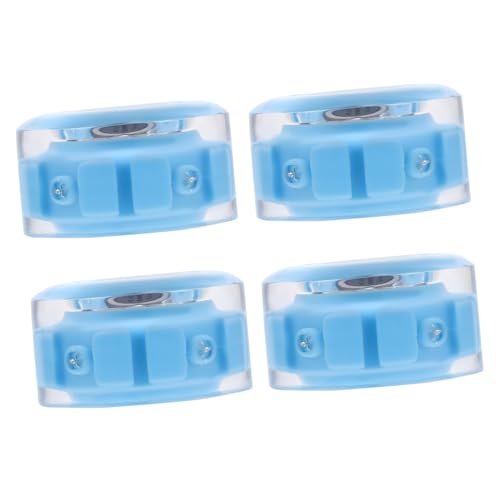 Alasum Street Skate Wheels 4 Pack High Grip Roller Skating Wheels Light up Outdoor