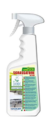 Verde Eco Sgrassatore ecologico detergente attivo energico - confezione : 12 flaconi da ml.750