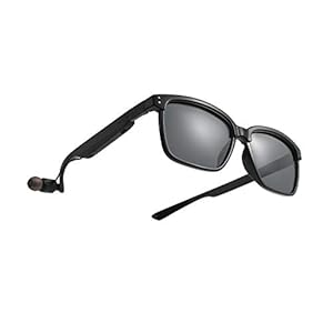 Smart Bluetooth Glasses, OKH Wireless Sunglasses Headsets, Hands-Free Calling, Compatiable for All Smart Device…