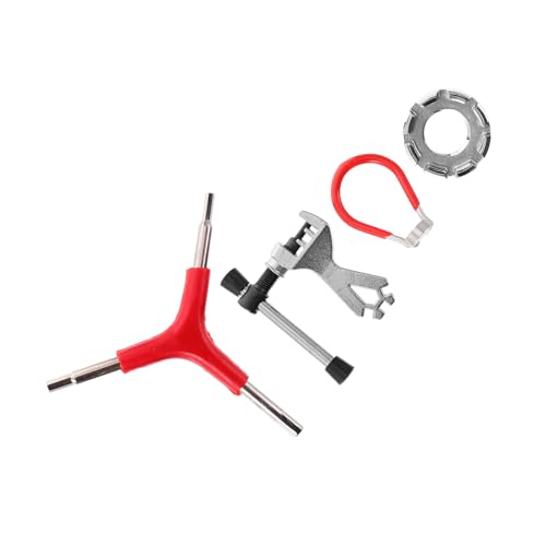 GOOHOCHY Bike Spoke Tool Kit 4pcs Mini Bicycle Spoke Wrench for Wheel Alignment Lightweight Portable Suits 10-14g Nipples