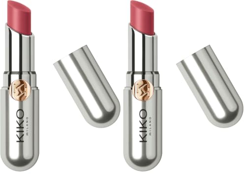 KIKO Milano Coloured Balm 06, Bálsamo Labial Hidratante Con Color Y Un Agradable Aroma Afrutado (Paquete de 2)