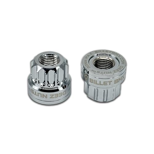 BILLET BMX Deez Nuts 12 Point Bike Axle Nuts 3/8
