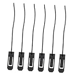 Toyvian 6 Stück Surfboard Fin Clips Paddleboard Ersatzteile Wasserscheide Schnalle Kompatibel für Sup Paddle Boards Inflatable Boote Schwarz