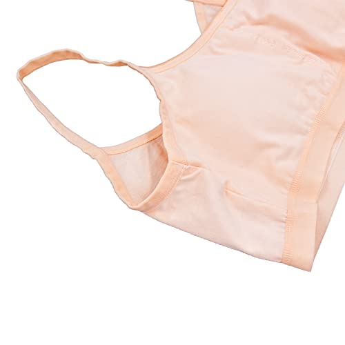 Vearin Big Girls' Cotton Training Crop Bra With Padding,Starter Bras For Girls Pack Of 4 White #TOP3