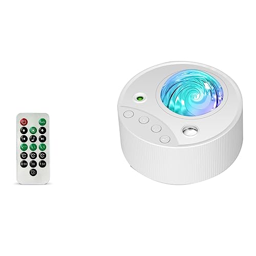 Proiettore Stellato Galaxy Night Light Colorato Lampada con Altoparlante di Proiezione con Music Lamp Decor -White bluetooth