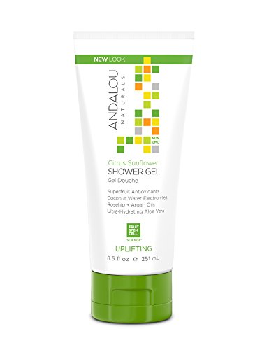 Andalou Naturals Body Uplifting Shower Gel, Citrus Verbena Uplifting, 8.5 Fl Oz