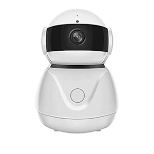 NIEUWE 2019 FullHD 1080P WIFI Home Security Camera PAN/TILT/ZOOM – BESTE beoordeeld Smart App – DRAADLOSIGE IK P Indoor Surveillance System – Night Vision Remote Baby Monitor iOS (Wit)