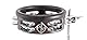 Dixon 6 Tambourine, Little Roomer - Black Coal Finish (PDML26BKC)