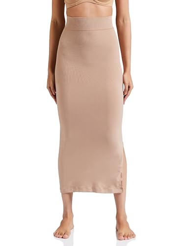 Image of Amazon Brand - Symbol Women's Shapewear| Petticoat | Side Slit | Seamless | Elastane (Available in Plus Sizes)