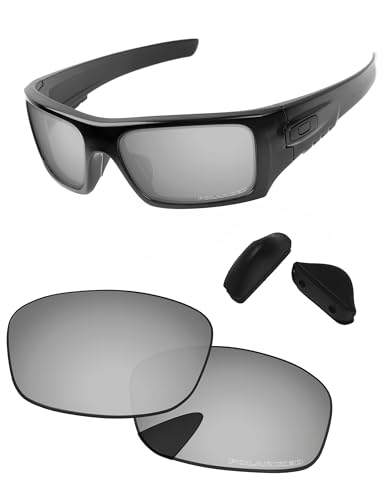 Image of Replacement Lenses & Nosepads for Oakley Si Ballistic Det Cord OO9253 61mm - Precision Fit, UV & Impact Resistant