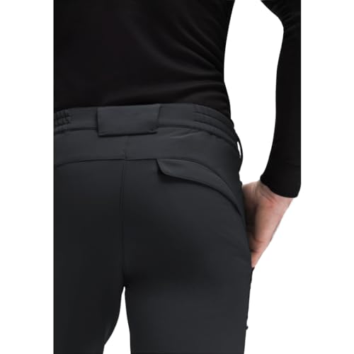 Maier Sports Herrmann, Herren Wanderhose, Wasserabweisende Outdoorhose für Trekking und Hiking, PFC-frei, mSTRETCH pro 2 & Dryprotec, Schwarz, 52 (W34/L32)