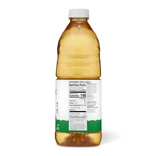 Amazon Grocery, White Grape Juice, 64 Fl Oz (Previously Amazon Fresh, Packaging May Vary)