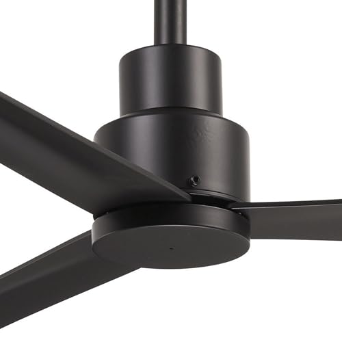 Image of Minka-Aire F787-CL Simple 52 Inch Outdoor 3 Blade Ceiling Fan with DC Motor in Coal Finish