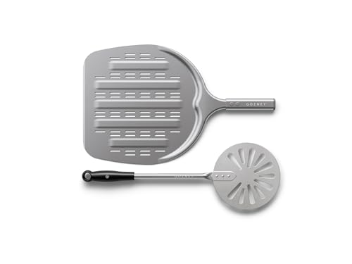 Gozney Beginner Pizza Peel Bundle - Roccbox 12 Pizza Placement Peel and Turning Peel