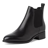 Tamaris Femme 1-25019-43 Bottine Chelsea, Noir, 37 EU