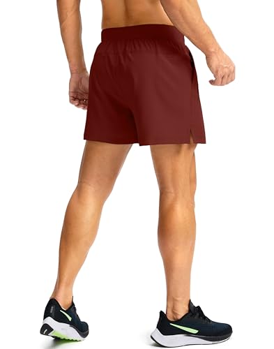 Image of Soothfeel Men's Running Shorts with Zipper Pockets 9 inch / 7 inch / 5 inch Quick Dry Eight Basketball Gym Workout Athletic Shorts
