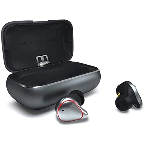 XIXIDIAN Touch Control Bluetooth Headphones with Wireless Charging Case,with HiFi Stereo, IP7 Waterproof/HD Mic Wireless Earphones.