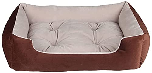 Pet Kart Dog/Cat Bed Ultra Soft Polly Fiber Reversible Rectangular Dual Color Pet Bed Cream Brown-Large (B09BNGYQKD) Amazon Price History, Amazon Price Tracker