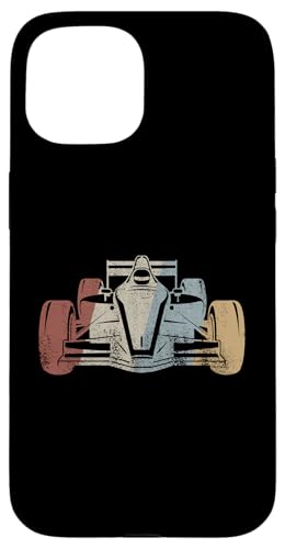 Retro Racing Race Car Racer Fathers Day Graphic Novelty Carcasa para iPhone 15