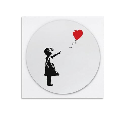 oNV[ ̎q ԂD Banksy ^CobO ^Cg[g ^C|X^[ ǃA[gz[ oX[ Q ItBX vg|pi CeA12x12inch(30x30cm)