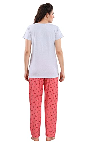 Image of Soulemo Womens Cotton Plain Night Suit 1054