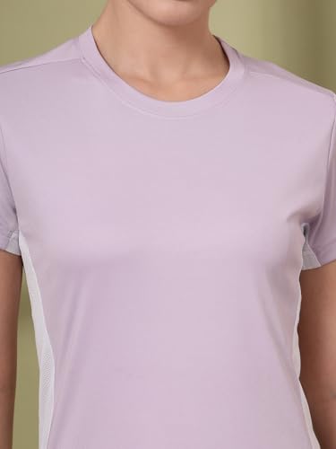 Image of CHKOKKO Gym Tshirt for Women Workout Dry Fit t Shirt Sports Tshirt Lightweight Round Neck Breathable Half Sleeve Activewear Mesh Running Yoga Tops for Woman