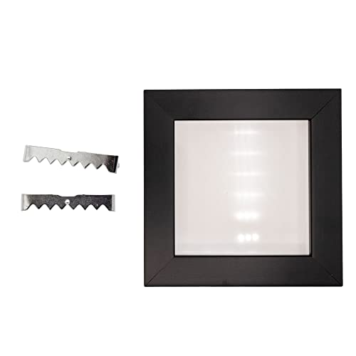 Image of Large Silver No Nail Sawtooth Hangers for Hanging Picture Frames Pack of 100 Sawtooth Picture Frame Hangers