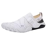 [vigerkar] マリンシューズ メンズ 水陸両用 ウォーターシューズ レディース スニーカー 滑り止め 父の日ギフト 母の日 マリンスニーカー アウトドア 速乾 靴 着脱簡単 速乾性 磯靴 釣り トレイルランニング スポーツ スリッポン 快適 (ホワイト/27.5 cm)