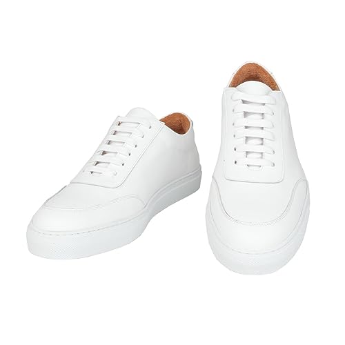 Fiori Di Lusso White Leather Sneakers
