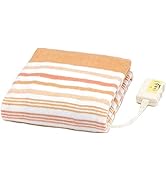 Amazon | ライフジョイ 電気ひざ掛け 日本製 ベージュ チェック柄