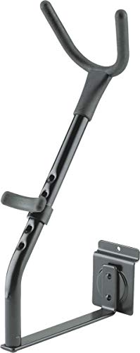 Konig & Meyer Alto/Tenor saxophone stand for all-in-one grooved panel- 44240, Black
