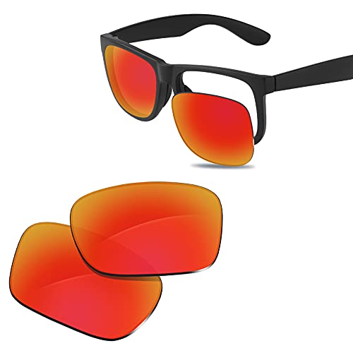 Image of 100% Precise-Fit Replacement Sunglass Lenses for Ray-Ban Justin RB4165 54mm