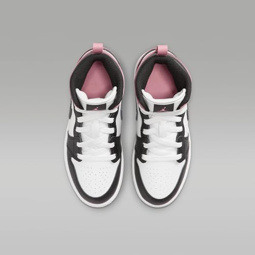 AIR JORDAN 1 MID (PS) 'WHITE/BLACK-RUST PINK'4