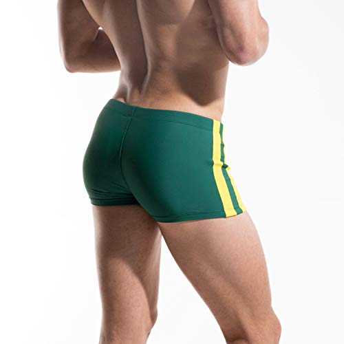 Men's Safe Drawstrings Swimwear Pouch Swimsuit Swimming Trunks Free pad Inside3