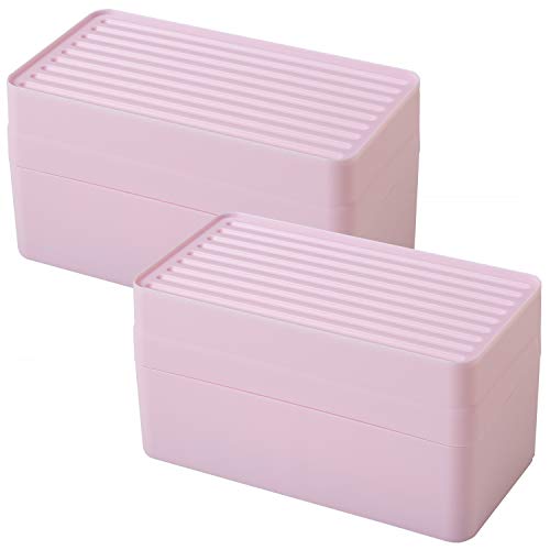 平和工業 マスクケース 忘れない ピンク 約19×10.5×10.1cm 2個組